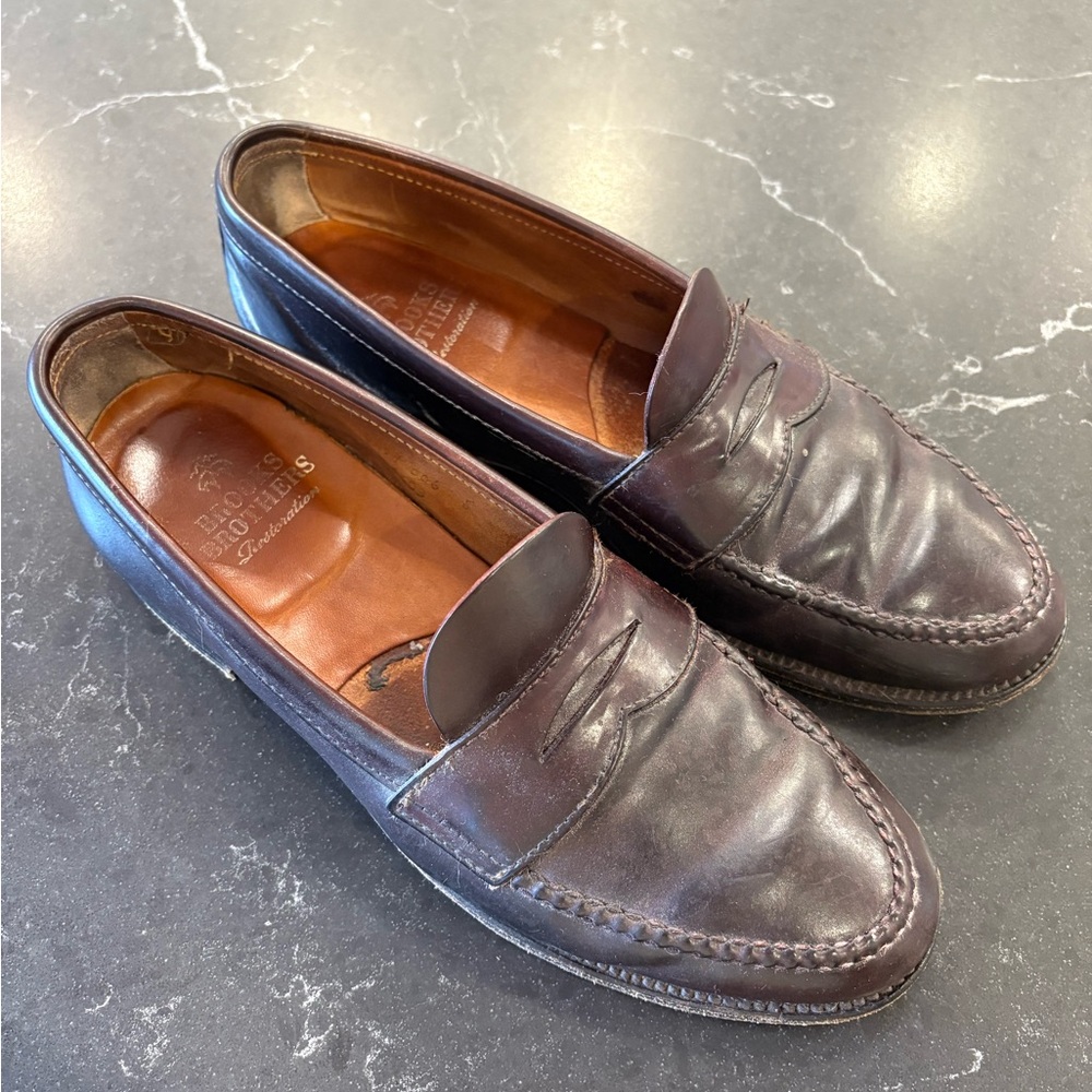 Brooks Brothers Cordovan penny loafers!!